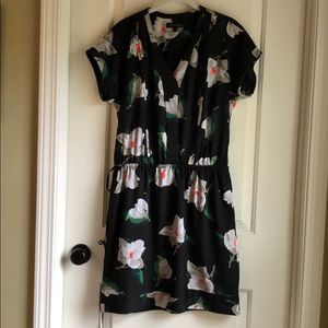 Banana Republic cap sleeve pocket dress, size S